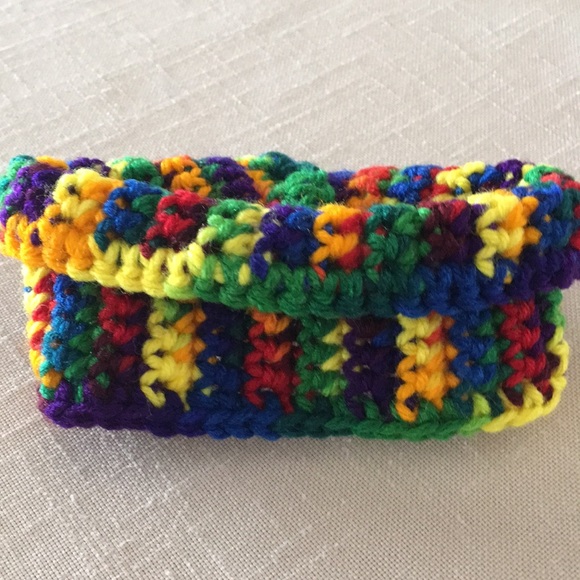 HAND CRAFTED Small Pet Cowl Crochet Colorful - Picture 2 of 8
